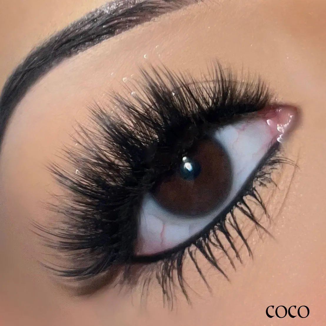 COCO-15mm Silk Fiber Lashes