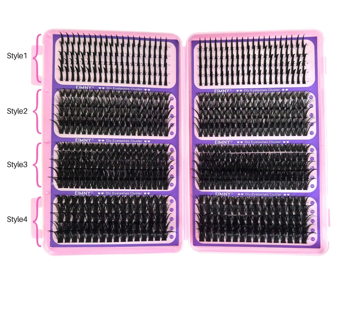 Kapri Minks Lash Book 10-18mm D Curl (4 styles)