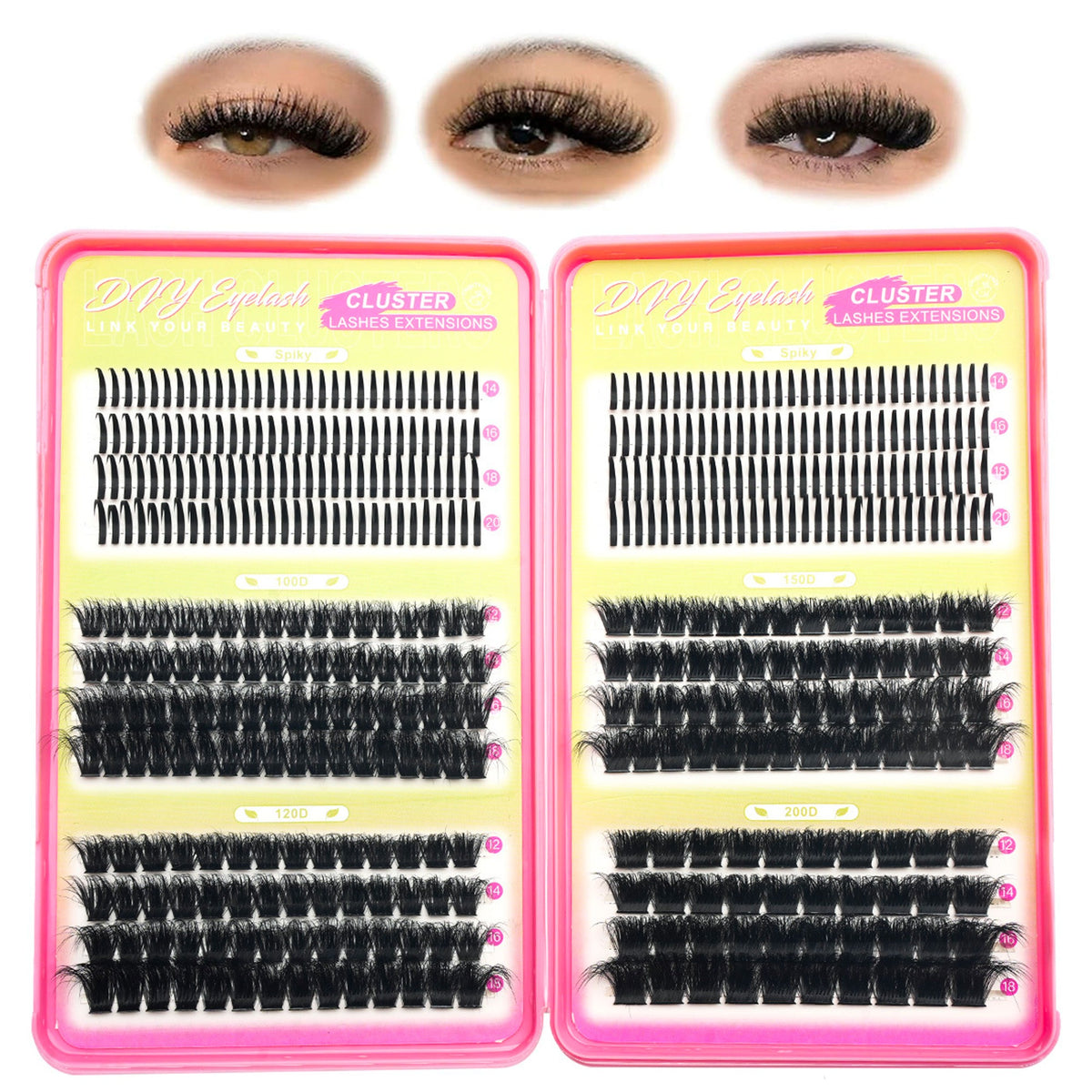 Kapri Minks Lash Book With Spikes 12-20mm (6 styles)
