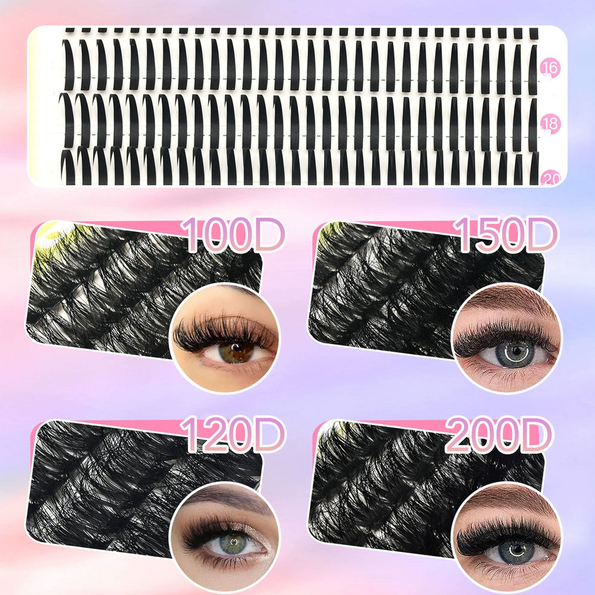 Kapri Minks Lash Book With Spikes 12-20mm (6 styles)