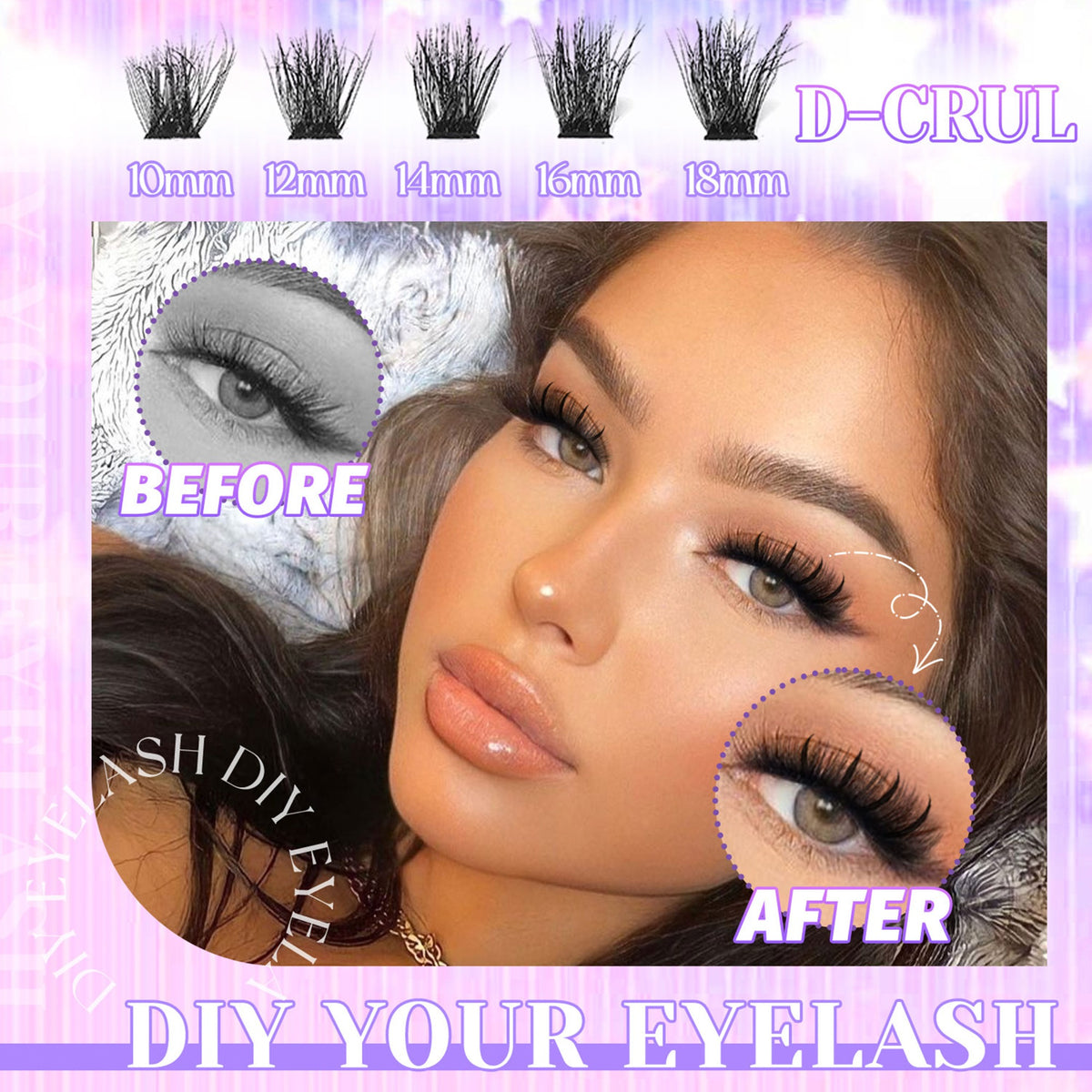 Kapri Minks Lash Book 10-18mm D Curl (4 styles)