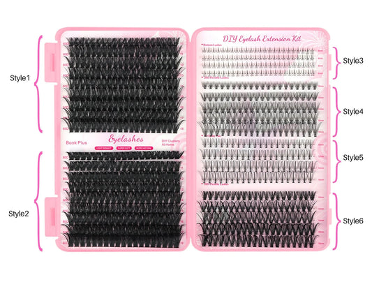 Kapri Minks Lash Book 10-18mm D Curl (6 Styles)